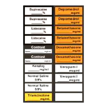 Viscot - Drug Label Anesthesia Label Multiple Medication Names - VPAIN-20