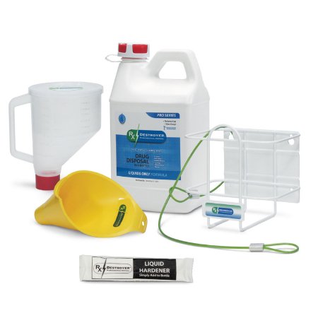 Rx Destroyer Starter Kits - Drug Disposal Starter Kit 2 lbs. Carton Weight - RX64PROLIQWK