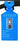 Healthmark Industries - Pre-Printed Label Biomedical Engineering Equipment Labels Blue Push Button to Activate Red Indicates Elasped Time Scope_Serial no_Date Activated_Time Activated_ White 12 Day Indicator Hangtime 2-1/2 X 8-1/2 Inch - HTK-7D2