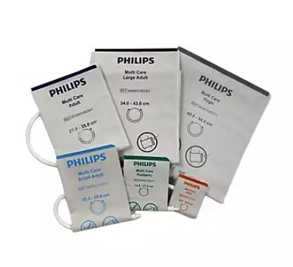 Philips - Blood Pressure Cuff Adult / Child Arm Multi Cuff Sizes Up to 58.4 cm Vinly - Philips Healthcare - 989803183361