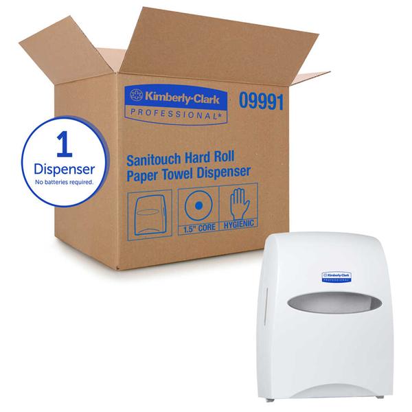 Kimberly Clark Professional Towel Dispenser Sanitouch White 1/Ca - 9991
