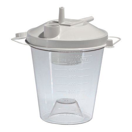 Sunset Healthcare - Suction Canister 800 mL Float Valve Shut-Off Lid - RES023AW