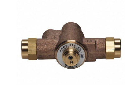 Axion - Thermostatic Mixing Valve 3.8 to 37.8 Liter Flow Rate For Eyewash Station - Haws Drinking Faucet Company - 9201EW