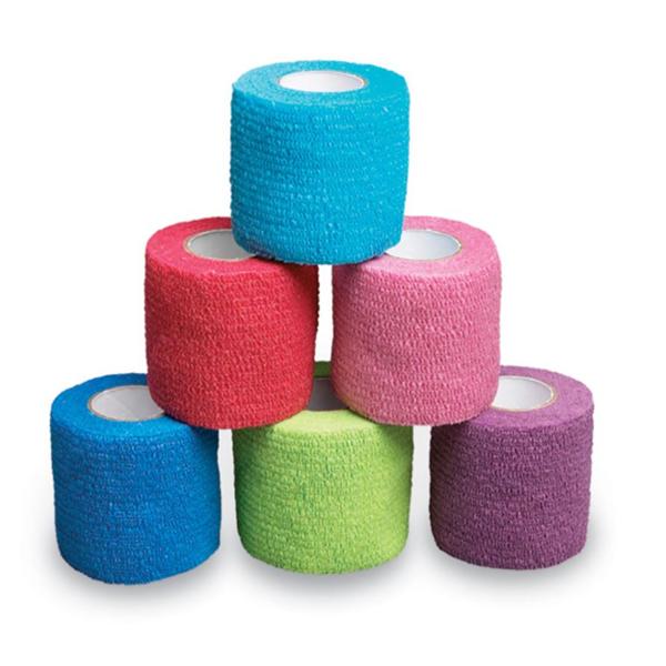 Northcoast Medical Bandage Dema Wrap Elastic 1"X5Yd Lf Cohesive Colorpack 30Rl/Box - NC68512