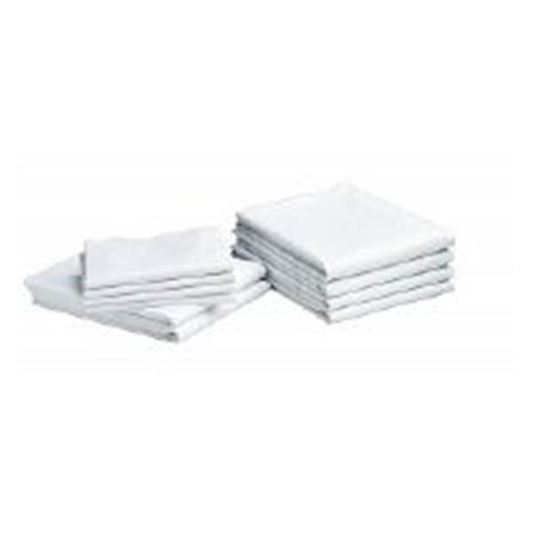 Encompass Group Sheet Fitted 36X80X8-1/2" Muslin 55% Cotton/45% Polyester White 12/Pk - 49622-025