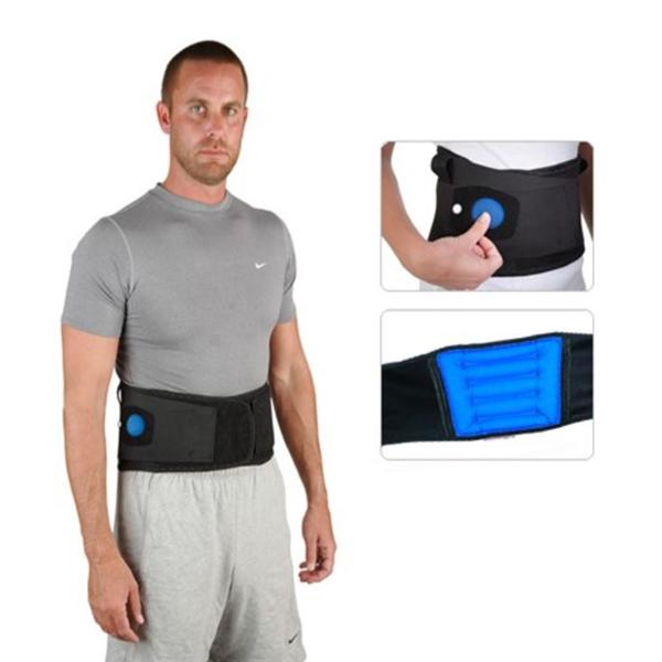 Ossur America-Royce Medical Support Inflatable Formfit Back Black/Blue Size Large Ea - 209137