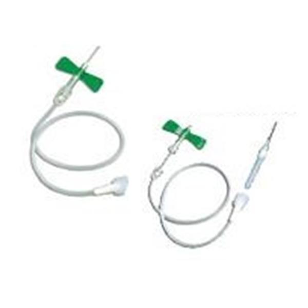 Exel International Blood Collection Set Securetouch 12 Tb 21Gx3/4" Sfty Grn Multi-Sample 50X4/Case - 27764