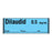 Shamrock - Drug Label Anesthesia Lable Dilaudid 0.5 ng.nL Blue 1/2 X 1-1/2 Inch - SA-2422-DTI