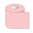 Shamrock - Blank Label Multipurpose Label Pink Tape 1 Inch - Shamrock Scientific - ST-10-7