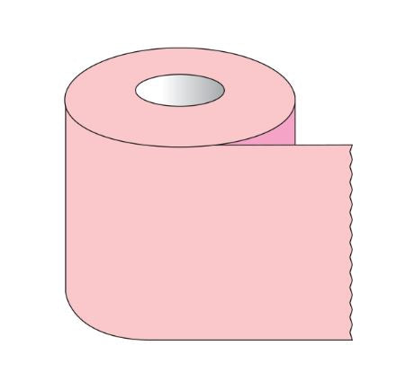 Shamrock - Blank Label Multipurpose Label Pink Tape 1 Inch - ST-10-7