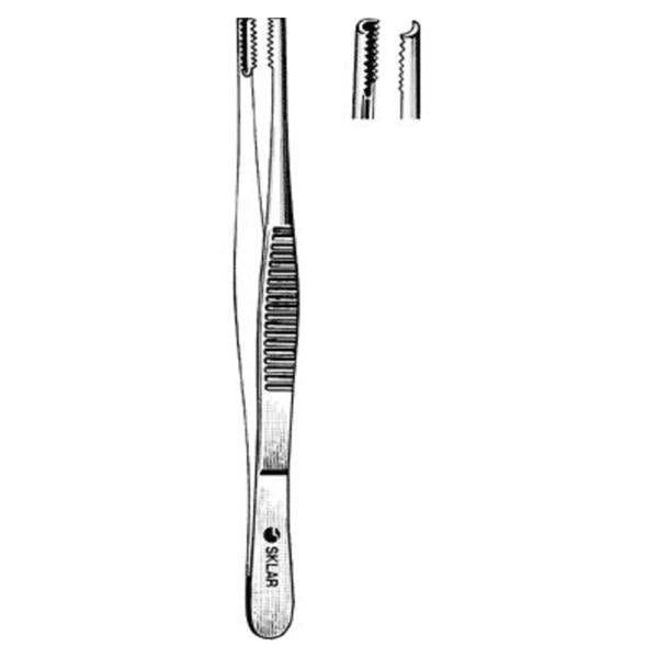 Sklar Instruments Forcep Tissue Brown 6" Stainless Steel Ea - 19-2860