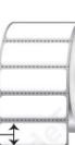 Fisher Scientific - Blank Label Thermal White Paper 1 X 3 Inch - NC0526542