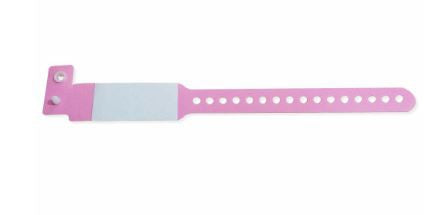 Sentry - Identification Wristband Barcode / Write on Permanent Snap Without Legend - Precision Dynamics - 5095-12-PDM