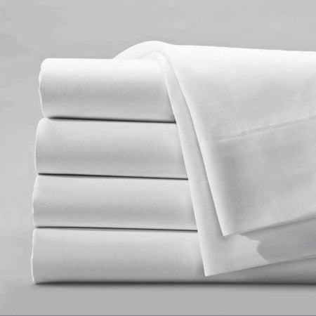 Centima - Bed Sheet CENTIMA Fitted Sheet White Cotton 70% / Polyester 30% Reusable - 01242000