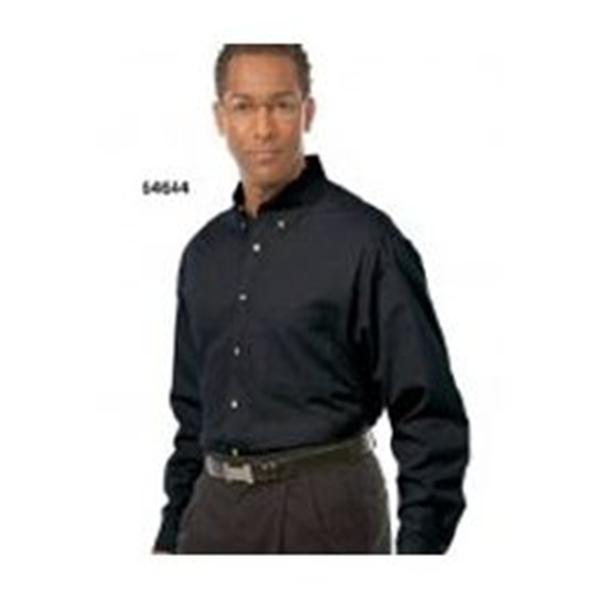 Fashion Seal Shirt Scrub Polyester / Cotton Twill Fineline Mens Black Lg Nrvrsbl Pckt Ea - 64644