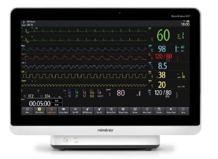 BeneVision N12 - Patient Monitor Monitoring 3 / 5 6 Lead ECG, NIBP, Respiration, SpO2, Termperature AC Power - Mindray Usa - 121-001522-00