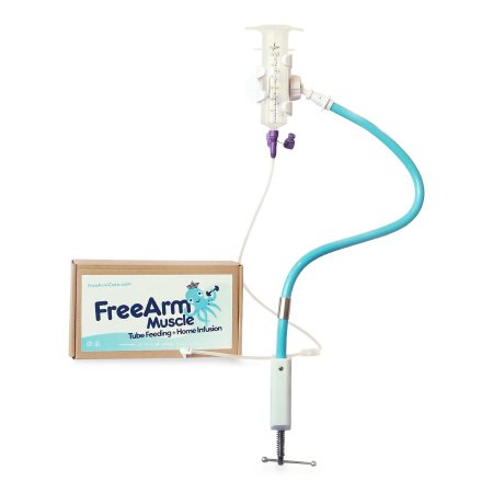 FreeArm Muscle - Feeding Tube / Infusion Bag Holder Blue - Staley House - FAM001001B