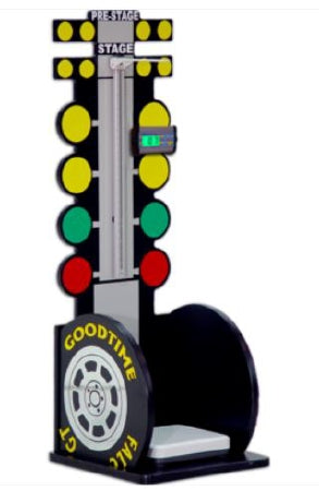 Goodtime - Pediatric Scale Drag Race 400 lbs. Black, Green, Red, Yellow Battery Operated - 6-4