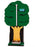 Goodtime - Pediatric Scale Tree Digital Display 440 lbs. Green, Yellow Battery Operated - Goodtime Medical - 6-2