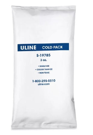 Uline - Refigerant Gel Pack 3/4 X 2-3/4 X 5 Inch, 3 oz., 3.5 mil For Single use Shipments - S-19785
