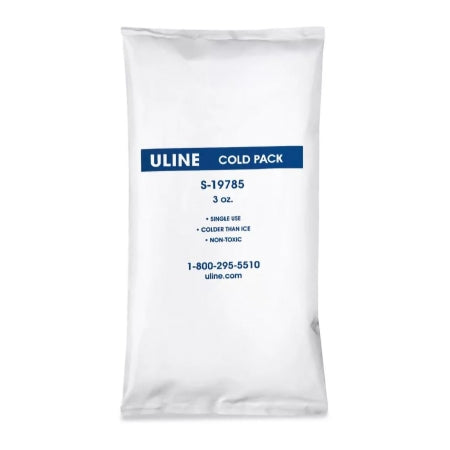 Uline - Refigerant Gel Pack 3/4 X 2-3/4 X 5 Inch, 3 oz., 3.5 mil For Single use Shipments - S-19785