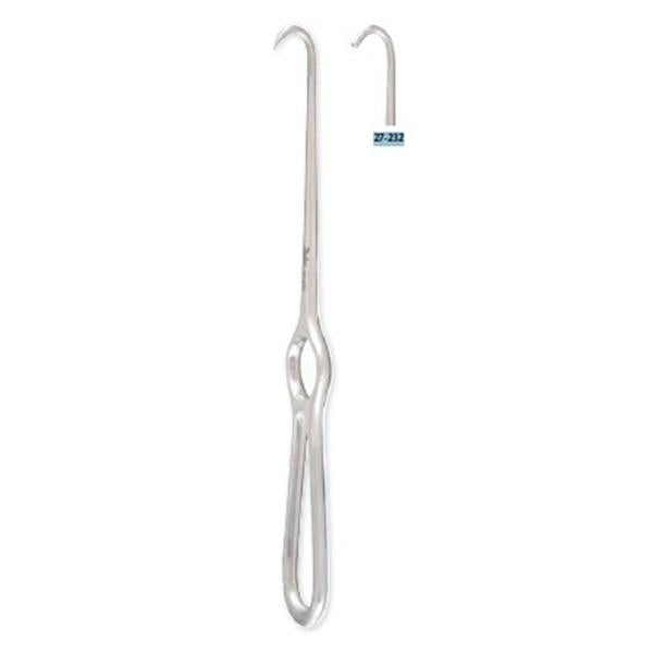 Miltex-Integra Hook Volkmann 9" 15Mm Deep Blunt Ring Handle Ea - 27-232