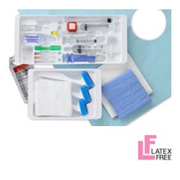 Busse Hospital Disposable Tray Nerve Block With Clear Plastic Drape/Syringe Sterile 10/Ca - 734