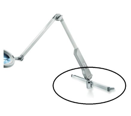 Waldmann - Rail for Medical Light Clamps mounts are sold separately For use with Task Lights Magnifiers - Waldmann Lighting - D13506000