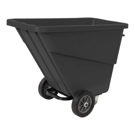 R & B Wire Products - Tilt Truck 12 Inch Front Wheels / 4 Inch Rear Swivel Casters 750 lb. Capacity Steel Tubular Handle Poly / Steel - TILT-SML/BLK