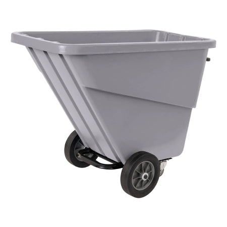 R & B Wire Products - Tilt Truck 12 Inch Front Wheels / 4 Inch Rear Swivel Casters 750 lb. Capacity Steel Tubular Handle Poly / Steel - TILT-SML/G