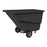 R & B Wire Products - Tilt Truck 12 Inch Front Wheels / 4 Inch Rear Swivel Casters 1000 lb. Capacity Steel Tubular Handle Poly / Steel - TILT-LRG/BLK