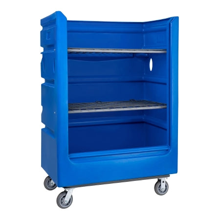 R & B Wire Products - TurnaboutTruck 2 Shelves 2000 lb. Capacity Poly / Steel 6 Inch Casters - 747B