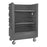R & B Wire Products - Turnabout Truck 2 Shelves 2000 lbs. Poly / Steel 6 Inch Casters - 747G
