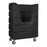 R & B Wire Products - Bulk Transport Truck 2000 lb. Capacity Poly / Steel 6 Inch Casters - 847BLK