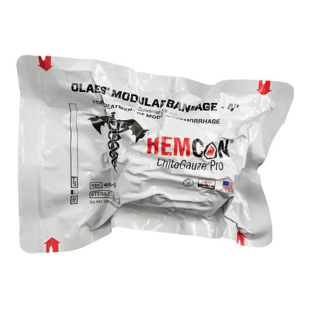 Olaes - Trauma Dressing ChitoGauze PRO 3 Inch X12 Foot Roll Shape Sterile - Tactical Medical Solutions - 85-0020
