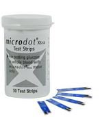 Microdot - Blood Glucose Test Strip 50 Strips For in vitro use only - 172-50