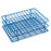 Heathrow Scientific - Wire Rack Test Tube Rack 108 Place 10 to 13 mm Tube Size Blue 2-3/5 X 6-2/5 X 8 Inch - 120759