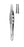 Sklar - Conjunctiva Forceps Fechtner OR Grade Stainless Steel NonSterile NonLocking Fenestrated Thumb Handle Straight Delicate Ring Tips - 66-4020