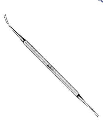 Sklar - Tonsil Gauze Packer Luniatschek 7-1/2 Inch Length Double-ended, Stainless Steel, Reusable OR Grade - 75-6379
