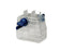 ViroSafe - Fluid Trap Translucent, 100 cc Fluid Capacity, 1/4 Inch and 7/8 Inch Connection Ports - Conmed - VSFT10