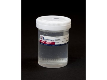 BBC Biochemical Trans-Pak - Prefilled Formalin Container 80 mL Fill in 120 mL Screw Cap Patient Information NonSterile - Dynamic Diagnostics - MA0102014