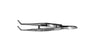 storz - Muscle Forceps Storz Jameson 3-7/8 Inch Length Surgical Grade Stainless Steel NonSterile Slide Lock Thumb Handle Angled Left Serrated Tips with 1 mm Teeth one Side for 1 mm Holes Opposite Jaw - E2330