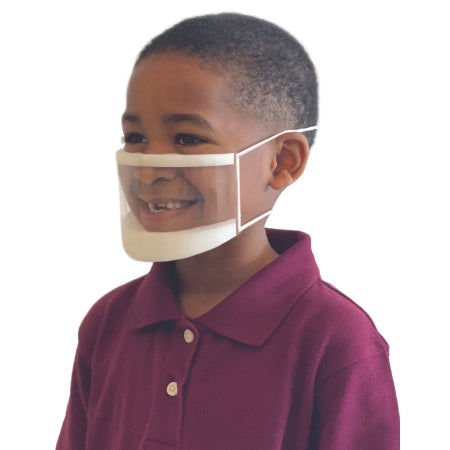 ClearMask - Procedure Mask Anti-fog Elastic Strap Child Size Clear NonSterile Not Rated Pediatric - CM003EZ