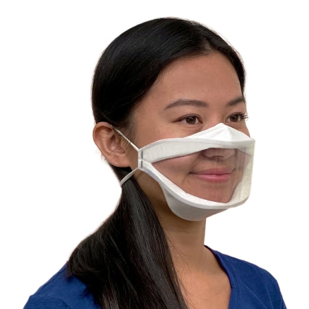 ClearMask - Surgical Mask Anti-fog Elastic Strap One Size Fits Most Clear NonSterile ASTM Level 3 Adult - CM004EZ
