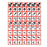 Shamrock - Pre-Printed Label Warning Label Black / Red / white Kimdura Symbols (GHS Compliance) Biohard / Chemical Symbols 1 X 1 Inch - GHS-PIC-1