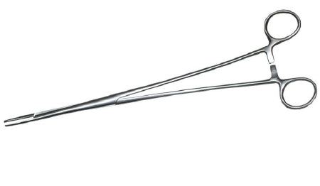 MedGyn - Polyp Forceps 10 Inch Length Surgical Grade Stainless Steel NonSterile Ratchet Lock Finger Ring Handle Straight Narrow Jaws - 031121