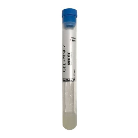 Tropocells - PRP Tube Conical Bottom Clot Activator / Separator Gel Additive 11 mL Blue Plug Seal Cap Glass Tube - TC1000-1