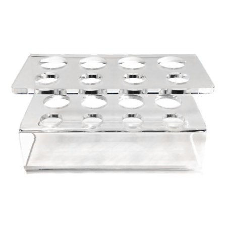Transcend Biologics - Platelet-Rich Plamsa PRP Tube Rack 8 Place 11 mL / 22 mL Tube Size Clear 2-3/4 X 3 X 5-3/4 Inch - PRPRACK