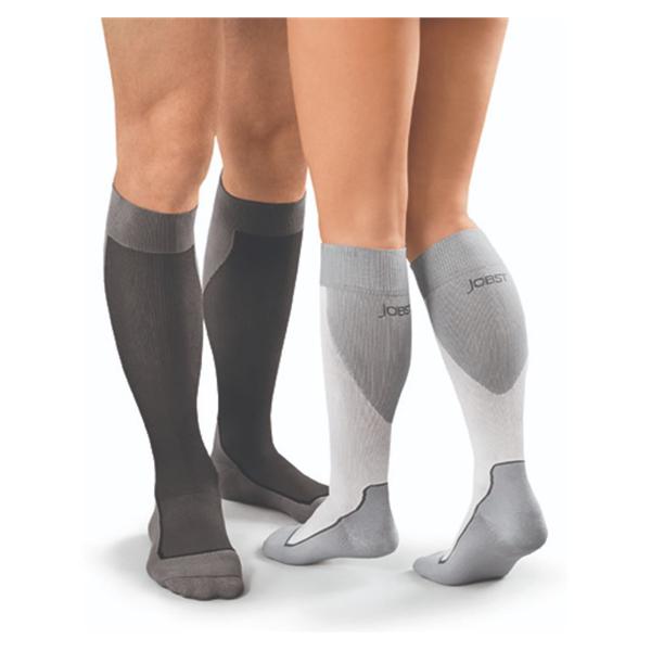 BSN Medical Socks Compression Sport Knee High Closed Toe Small Black/Gray 1/Pr - 7528910