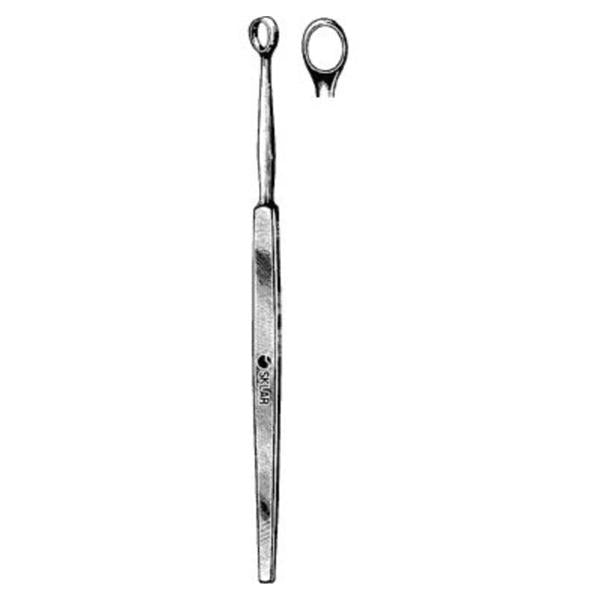 Sklar Instruments Curette Dermal Fox 5-1/2" Straight 6Mm Oval Tip Stainless Steel Reusable Ea - 816836